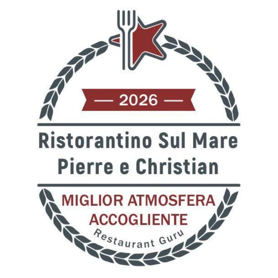 Premio Restaurant Guru 2026: Miglior Atmosfera Accogliente al Ristorantino Sul Mare Pierre e Christian
